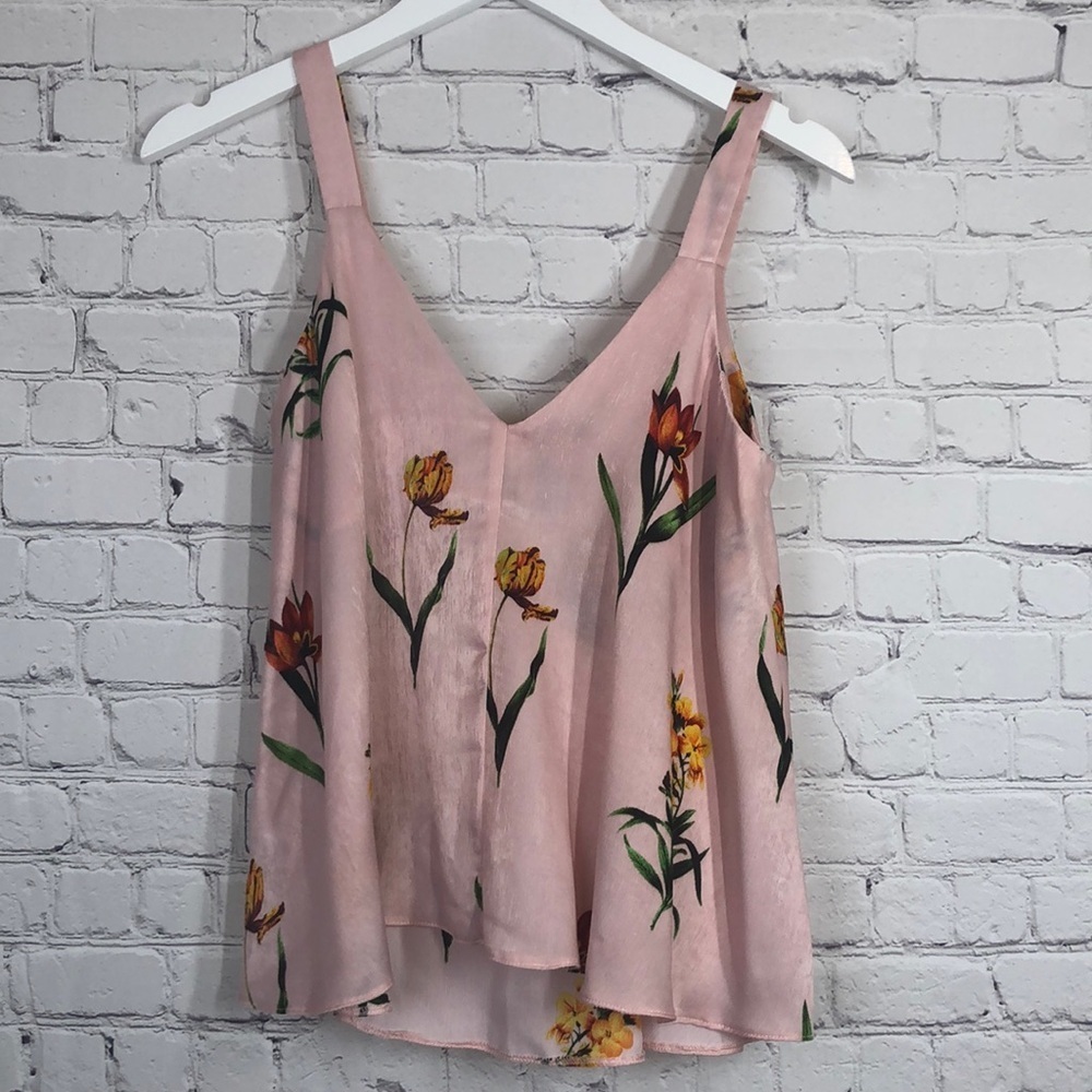 ASOS tank floral no sleeves